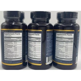 Awakened Alchemy 3PK Awakened Alchemy Awaken Gold Daily Nootropic ~ 24 Veg Caps Each ~ EXP 12/25+