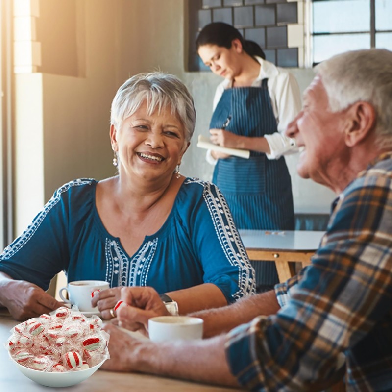 Soft Peppermint Puff Candy - 1 Pound Bag - Individually