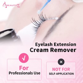 Beauty7 Lash Extension Remover Eyelash Extension Remover Cream Lash Remover Glue Fast Eyelashes Removal Low Irritation Eyelash Extension Removal Cream Lash Remover Gel for Sensitive Skin Aloe 5g