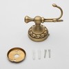 PEONYBATH Antique Bronze Brass Bath Towel Hooks, Wall Mounted Bathroom