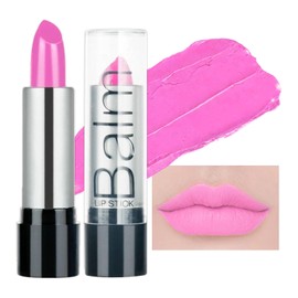 Light Pink Matte Lip Stick, Pink Lipsticks for Women Long Lasting, Smooth Full-Coverage Moisturizing Lipstick, Waterproof Non-Sticky Tinted Lip Balm for Girls & Women