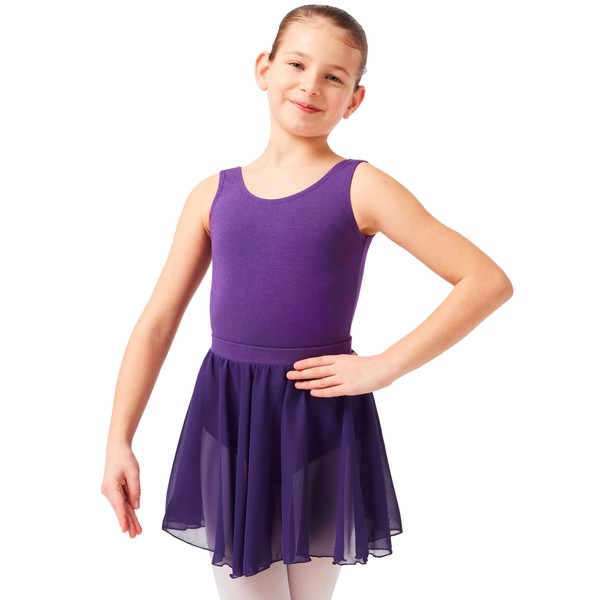 tanzmuster ® Girls' EVA Ballet Skirt Chiffon Slip On Ballet,