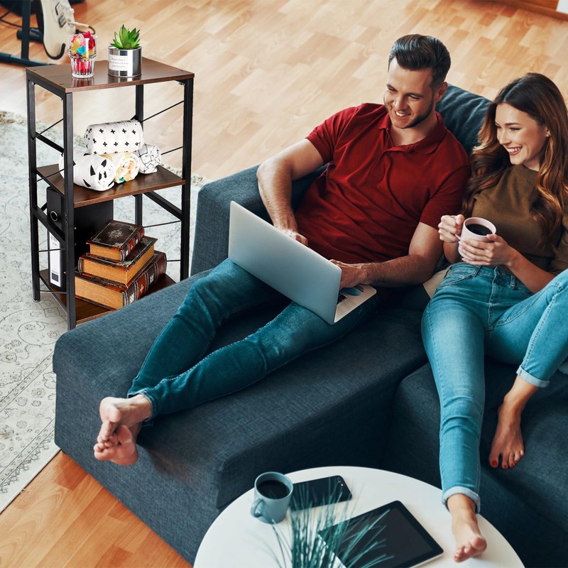 WRINGKIT 3 Tier End Table, 30'' Tall Telephone Table, Narrow