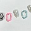 ˡᴬᴺᵀᶤˡ Leopard lump luminous handmade nail tip - short almond