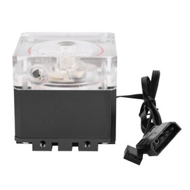 CPU Water Cooling Pump, G1/4 Thread Computer Pump 800L/H 3.5 Meters Pump Head 3000RPM Fast Heat Dissipation PC Pump for Computer Water Cooling System(Black)