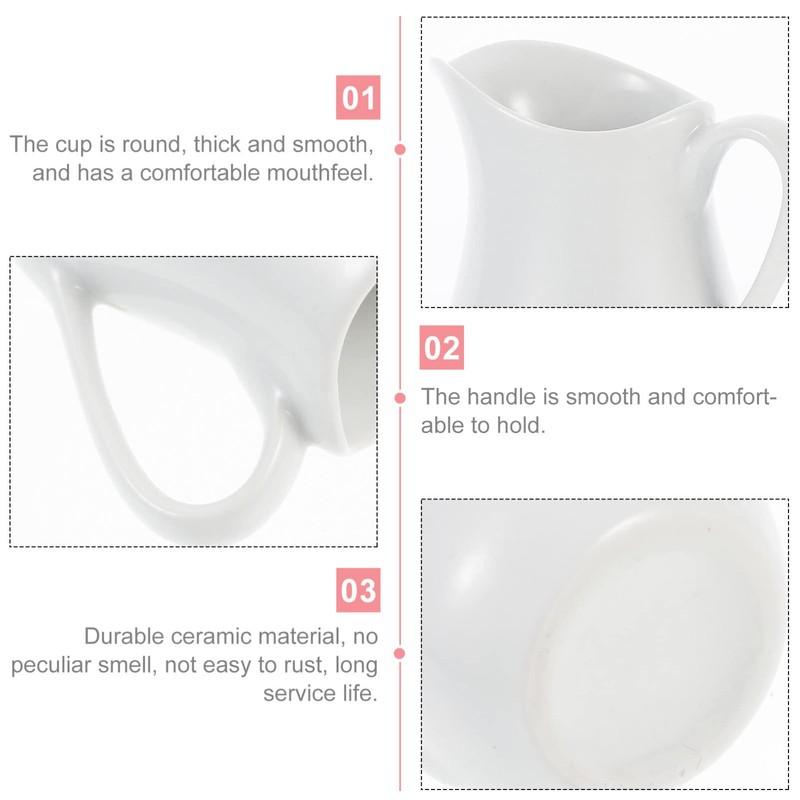 White Milk Churn Jug | Ceramic Milk Creamer| for Serving