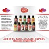 Aceite térmico comestible para masaje de 25ml (Vainilla)