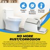 Qualihome TOTO Toilet Handle Replacement THU004-CP - Side Mount Toilet