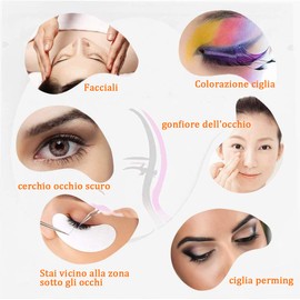 60 Pairs Eyelash Extension Eye Pads, Eyelash Extension Pads, Lint-Free, Facials, Gel Pads Under Eyes for Professional Salon and Individual Eyelash Extension