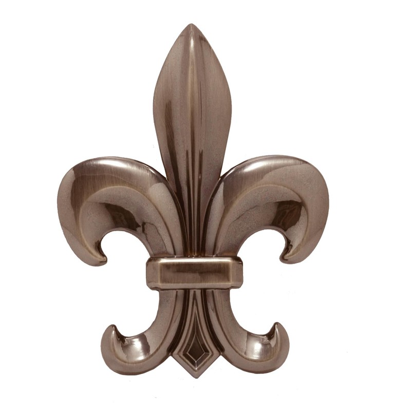 Haute Decor Adjustable Length Wreath Hanger with Removable Icon (Oil-Rubbed