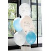 Folat 24987 Baby Shower Decoration, Baby Shower, Blue, White Latex