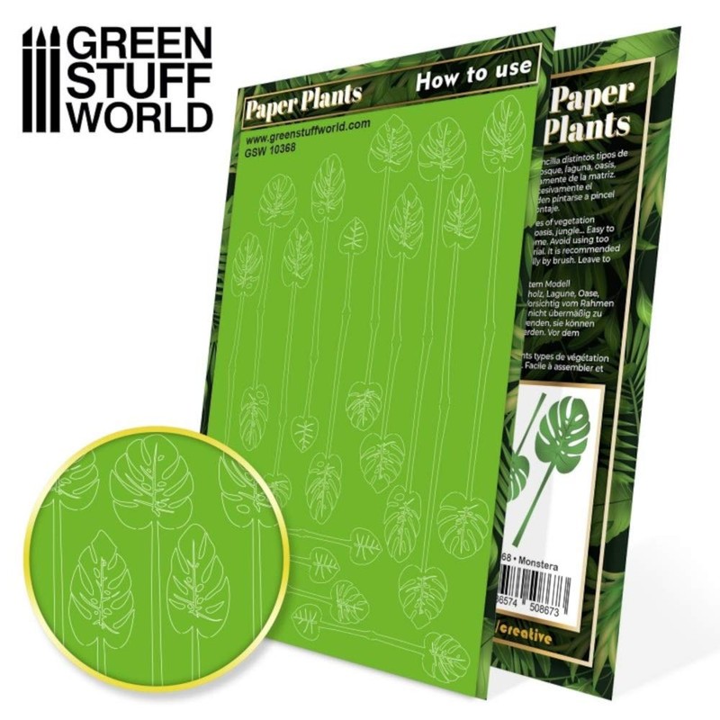 Green Stuff World Paper Plants Monstera