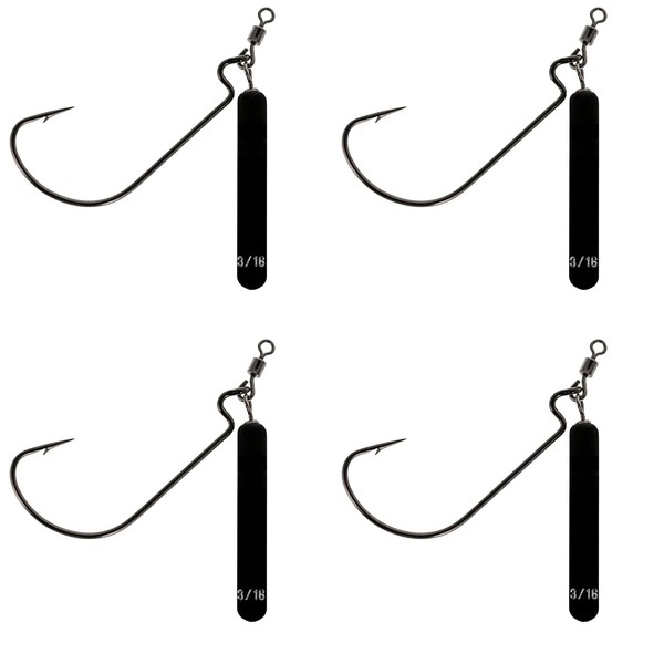 Reaction Tackle Tungsten Jika Rig - 1/8oz- #2/0 Hook -
