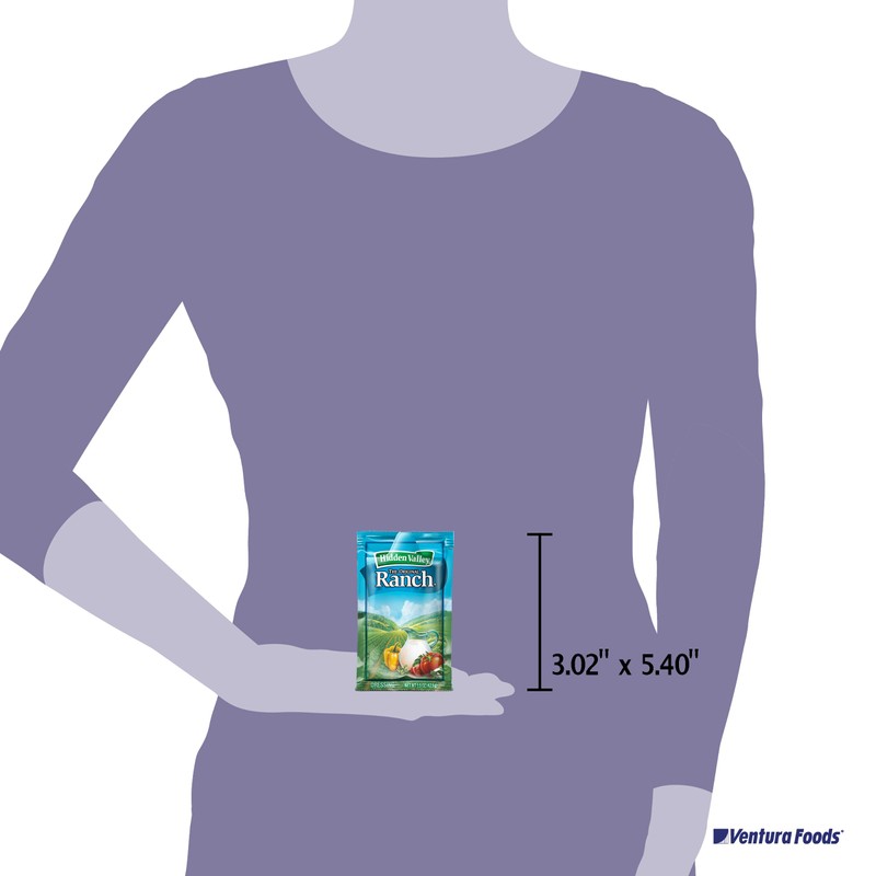 Hidden Valley Original Ranch Dressing & Ranch Dip Packets, 1.5