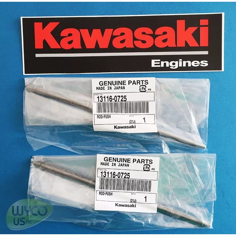 Kawasaki 2 PUSH RODS, KAWASAKI FT730V, FX651V, FX691V, FX730V,13116-0