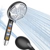 Shower Head with Filter MEKO - Black and Silver
