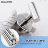 [XMJAS-FURN] Chrome Bathroom Towel Hooks, 304 Stainless Steel Matte, for