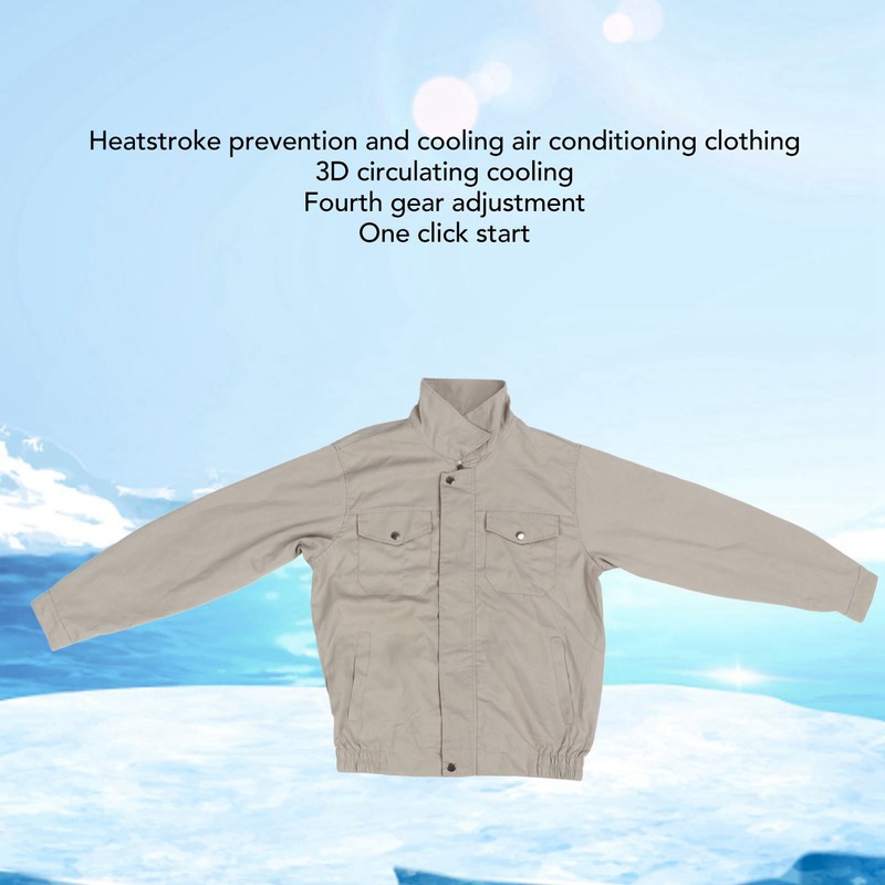 Cooling Air Conditioning Clothes USB Fan Equipped Cooling Jacket for