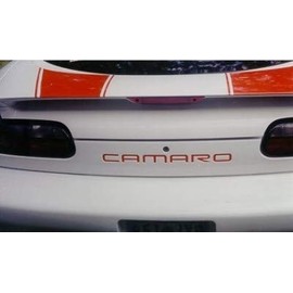 Rear Bumper Inlay Decal Stickers - 93-02 Camaro - (Color: Gloss White)