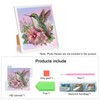 MVVMTOP Diamond Art Painting Kit, DIY Bird and Flower 5D