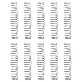 Be In Your Mind 10pcs Pruning Shears Spring Stainless Steel Replacement Part Precision Pruning Shears Springs Gardening Scissors Springs Pruning Tool Parts for Garden Clippers Trimmers 5x1cm