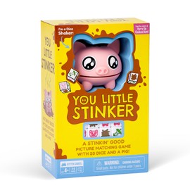 Exploding Kittens Presents You Little Stinker (Pig Edition) - A Matching Game for Kids - Ages 4+ - 2 to 5 Players- Dice Game for 4-Year-Olds- Family Game Night