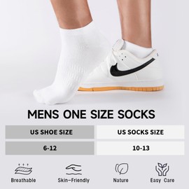 eallco Mens Ankle Socks Cotton Low Cut Running Thin Short Breathable Casual Socks 8 Pairs
