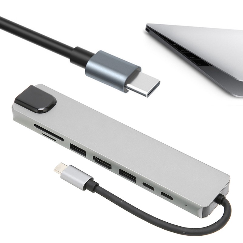 8 in 1 USB C Hub 4K 87W PD Charging