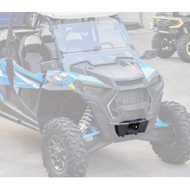SAUTVS Winch Cover Kit for RZR, Waterproof Silt Proof Front Winch Cover for Polaris RZR XP/XP 4 1000 Turbo Trail 2019-2023 Accessories (Replace #2884118)