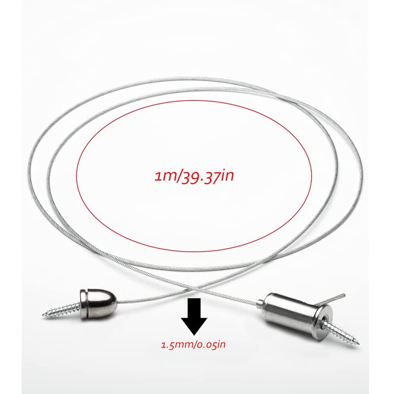 Suspension Cables Kit,Zliger 16 PCS Lamp Holder Suspension Cables Kit