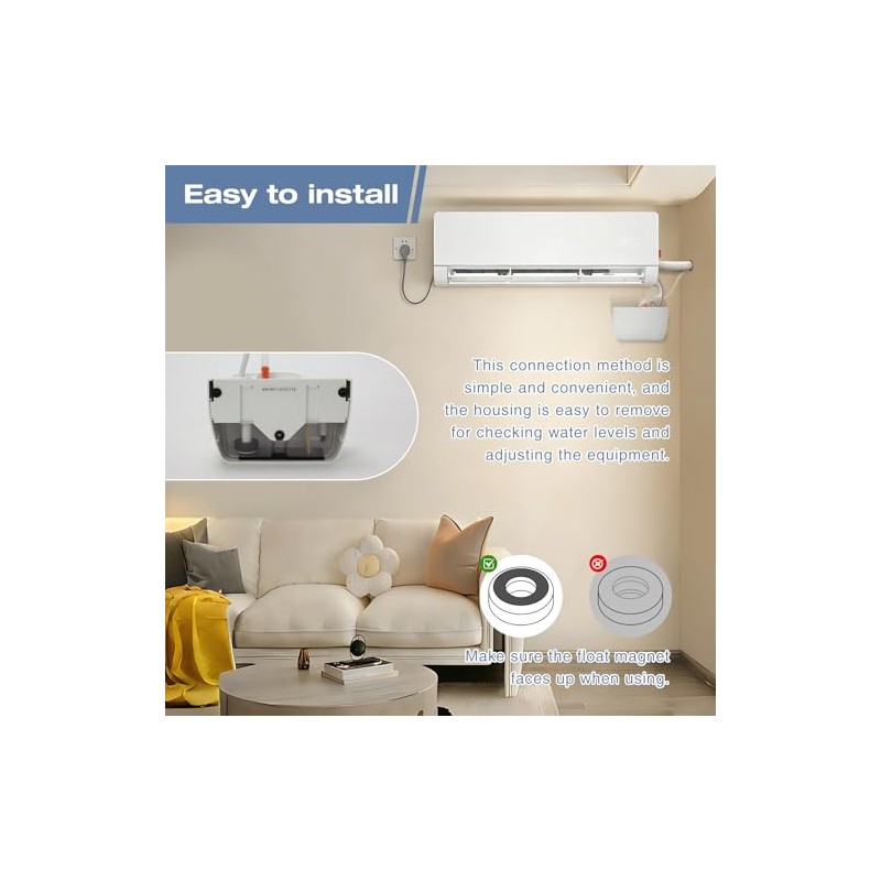 Bomba de Condensado Mini Split 100-240 V, Bomba de Condensado