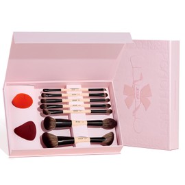 Jessup Set Regalo de Brochas y Esponja para Base, Contorno y Sombras T506