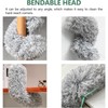 Extra-Long Dusters with Extension Pole 100-inch for Cleaning, Bendable Microfiber