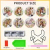 Horse Diamond Art Coaster Set, 8 Pieces with Holder and
