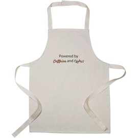 Azeeda 'Powered By Caffeine and Chaos' Kid’s Cooking Apron (AP00074701)