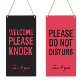 ‎posionks Bitte Nicht Stören Sign Or Welcome Sign Decorative Sign Do Not Disturb Reversible Double Sided Sign for Office Company Clinics Treatments 20 x 10 cm Acrylic Hanging Plaque