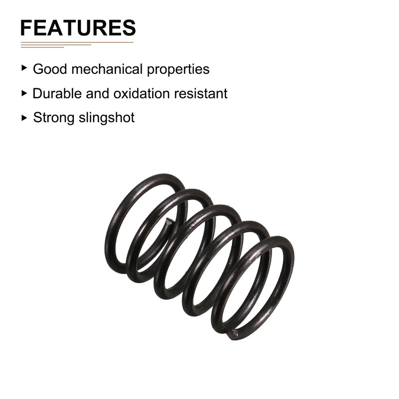 DTGN 1.2x12x15mm(DxODxL) Compression Spring - 10Pack - Good for Machinery