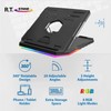 Enermax Gaming Laptop Stand, 360° Notebook Stand Height-Adjustable with RGB