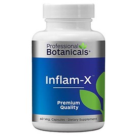 Professional Botanicals Inflam-X-Vegan Immune System and Circulatory Support - 60 Vegetable Capsules