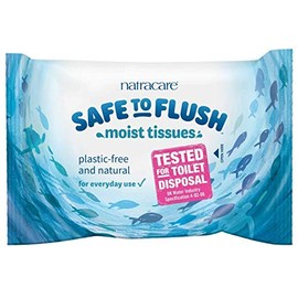 Natracare Safe To Flush Moist Tissues 30 Wipes