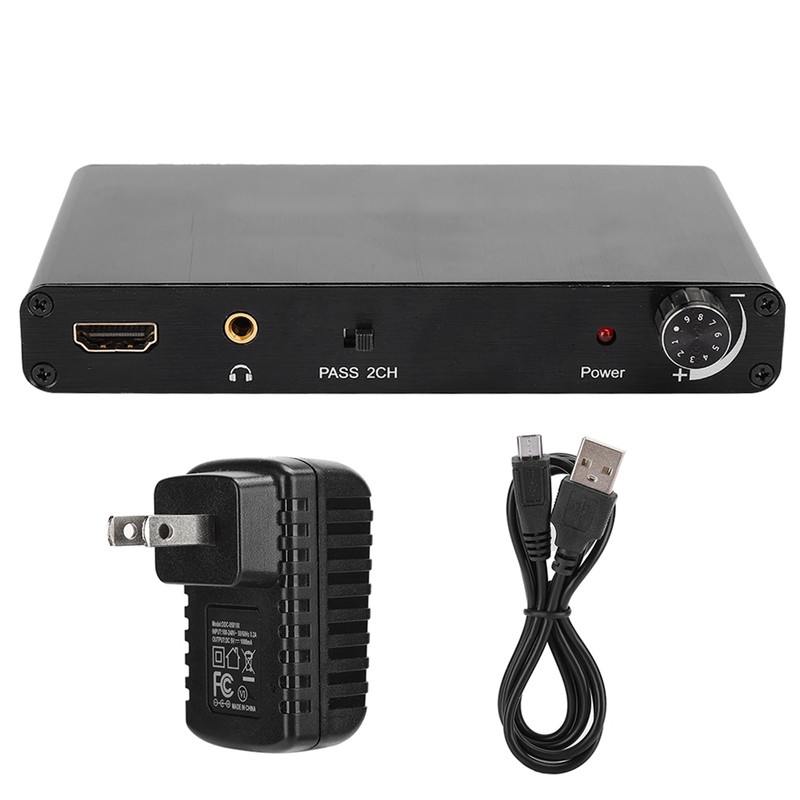 4K 3D HDMI 5.1 to Analog Output Digital Audio Decoder