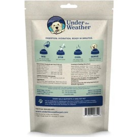 Under the Weather Rice, Hamburger & Bone Broth Freeze Dried Food for Dogs, 6 oz