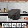 Mebiosi Meat Slicer Cover, Waterproof Dust Cover, Small Appliance Cover,