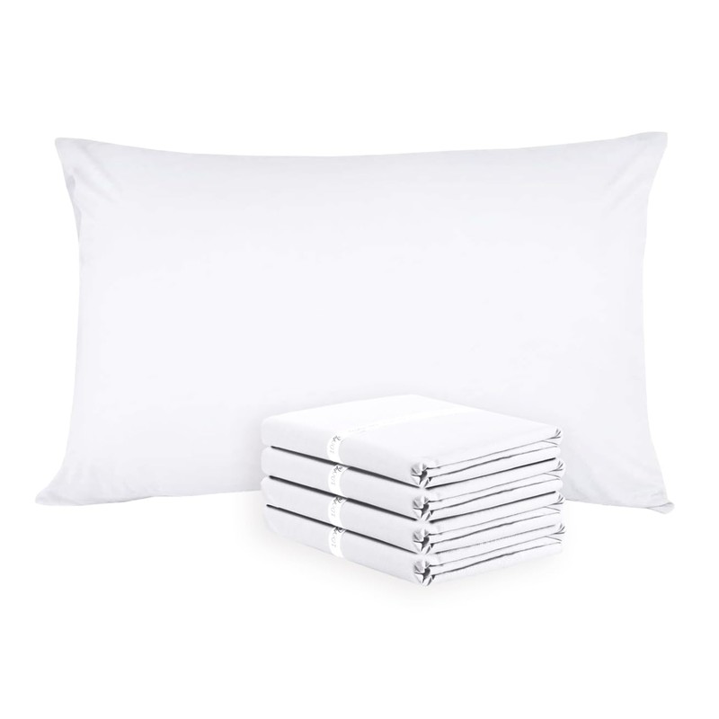 Rayyan Linen 4 Pack Pillow Cases 100% Egyptian Cotton 200
