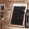 Geeneiya 200D Lash Extension Kit 12-20mm D Curl Thick Fluffy