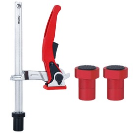 Cuidosful Bench Dog Clamp for Woodworking 3/4" Dog Hole, 2 Pack Quick-Ratchet Bench Clamps with 19mm Non-Slip Bench Dogs, Heavy-Duty Chrome Vanadium, Compatible with MFT Tables and Workbenches