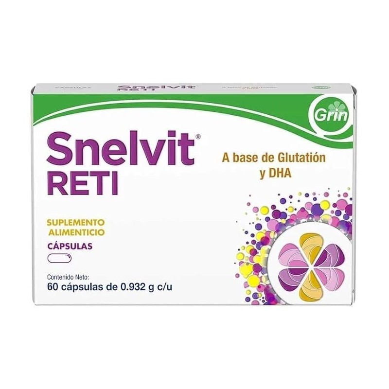 Snelvit Reti Suplemento Alimenticio Oftálmico Con 60 Cápsulas