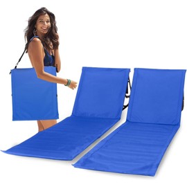 UNIPRIDE Lightweight Beach Chairs for Adults #2025 - Beach Mat Sand Free Waterproof I Ideal as Lounger for Tanning I Relaxing, Compact & Ultimate Beach Gear (Sky Blue)