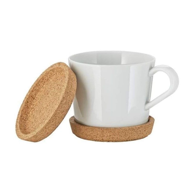 2 x Deep Round Cork Coasters 10cm Diameter 365+ Replacement
