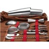 Trendy Bartender Portable Roll Canvas Bar Tools Storage Bag with